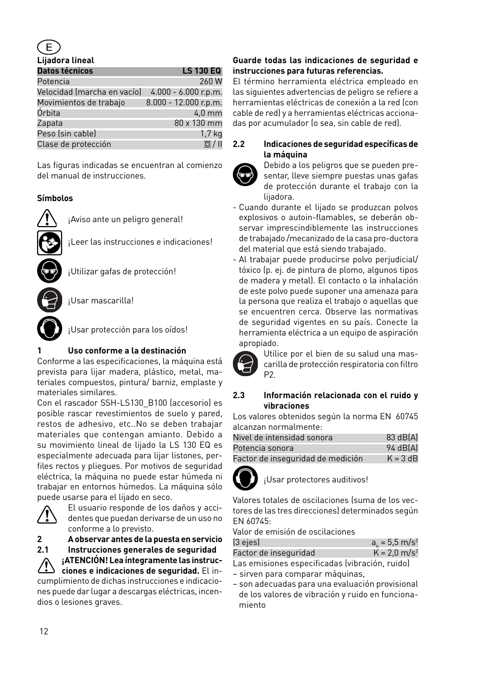 Festool LS 130 EQDUPLEX User Manual | Page 12 / 46