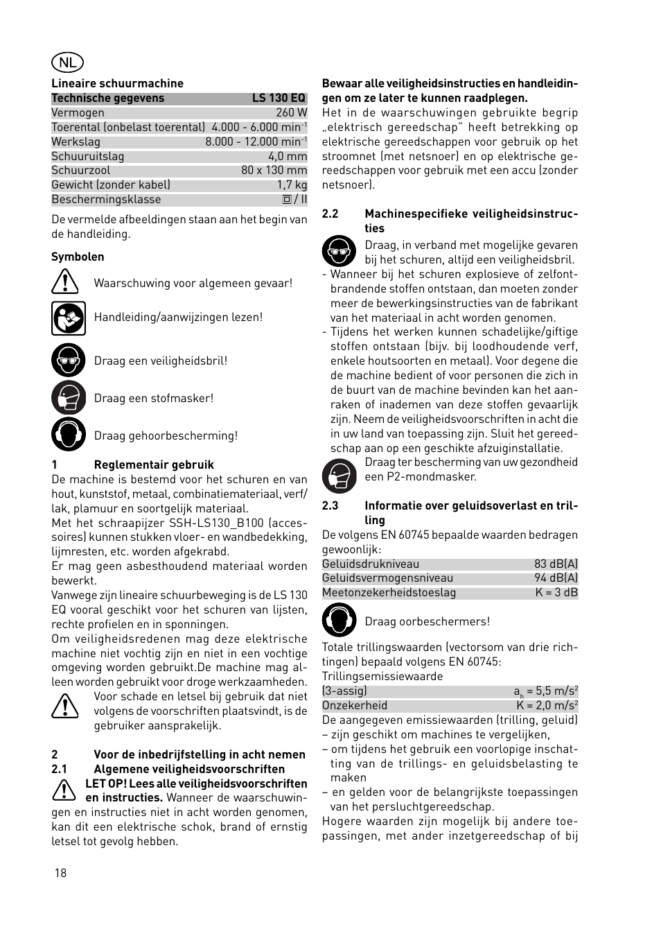 Festool LS 130 EQDUPLEX User Manual | Page 18 / 46