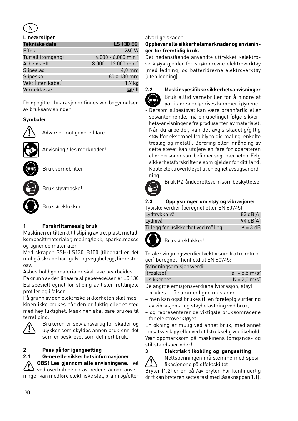 Festool LS 130 EQDUPLEX User Manual | Page 30 / 46