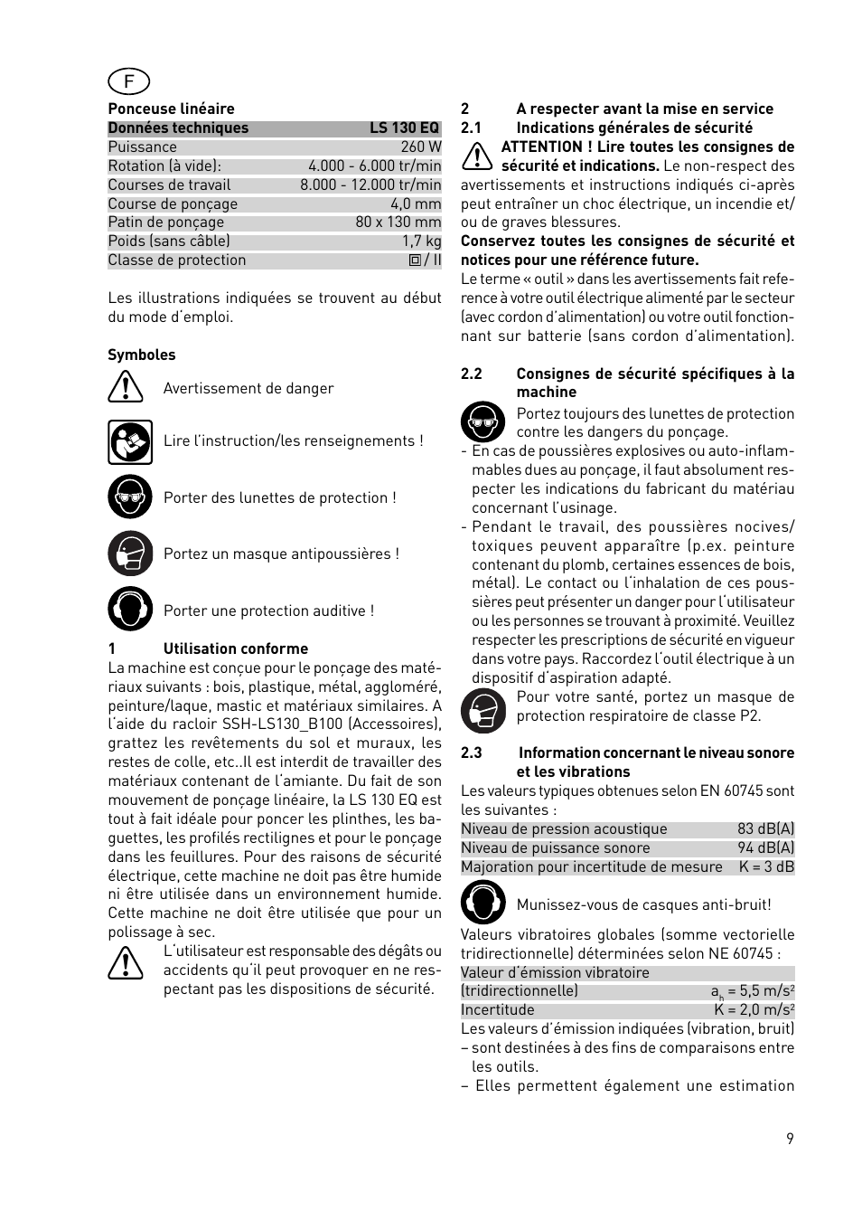 Festool LS 130 EQDUPLEX User Manual | Page 9 / 46