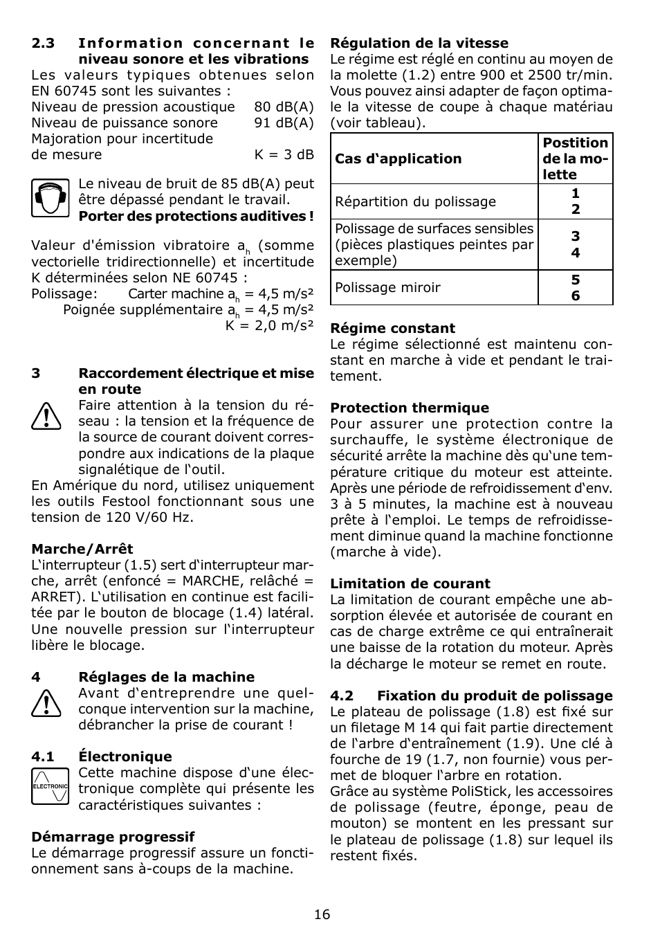 Festool RAP 150.03 User Manual | Page 16 / 62