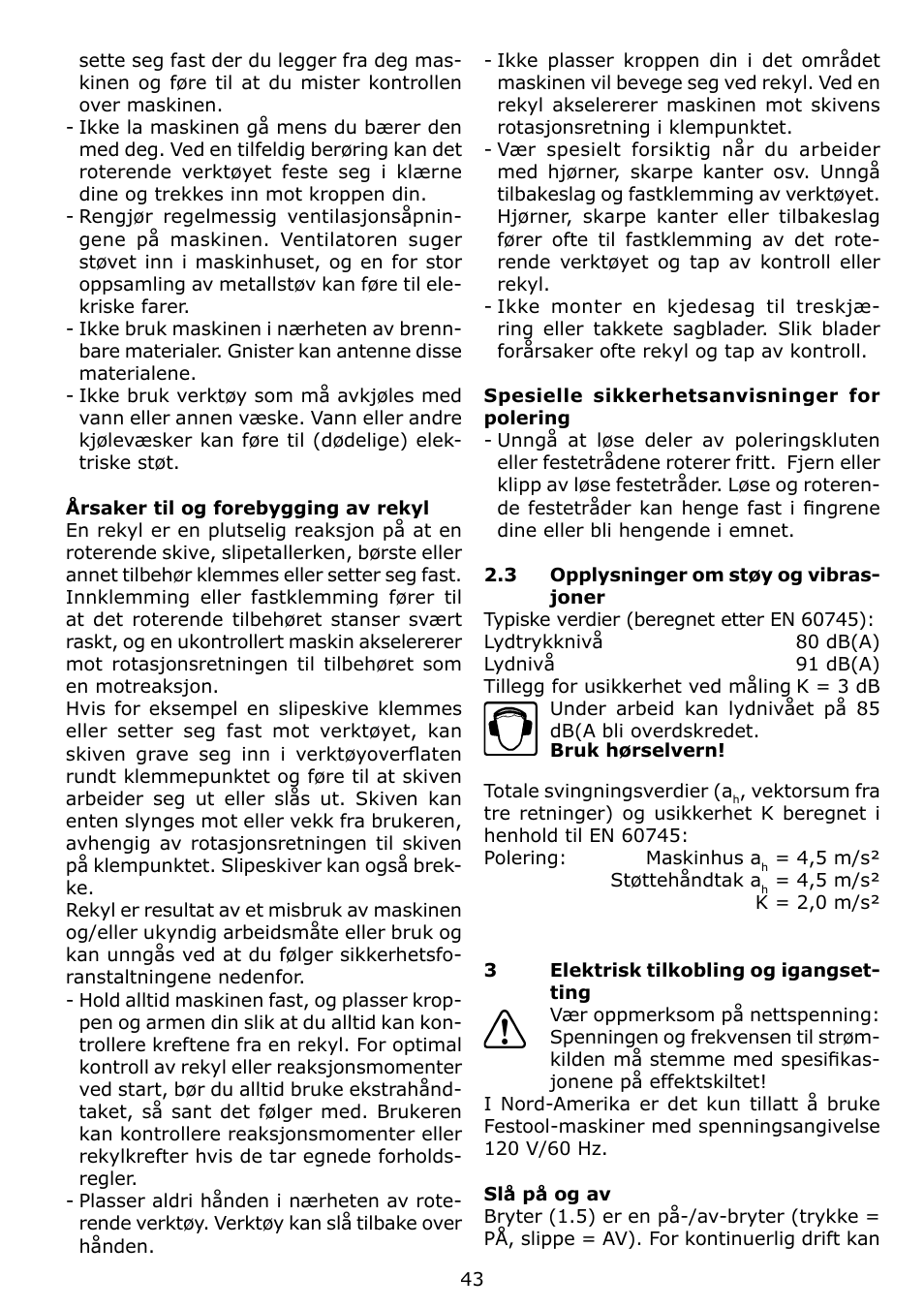 Festool RAP 150.03 User Manual | Page 43 / 62