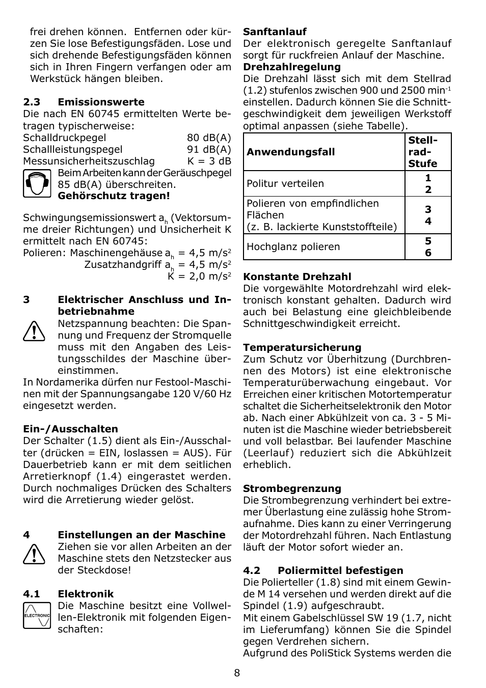 Festool RAP 150.03 User Manual | Page 8 / 62