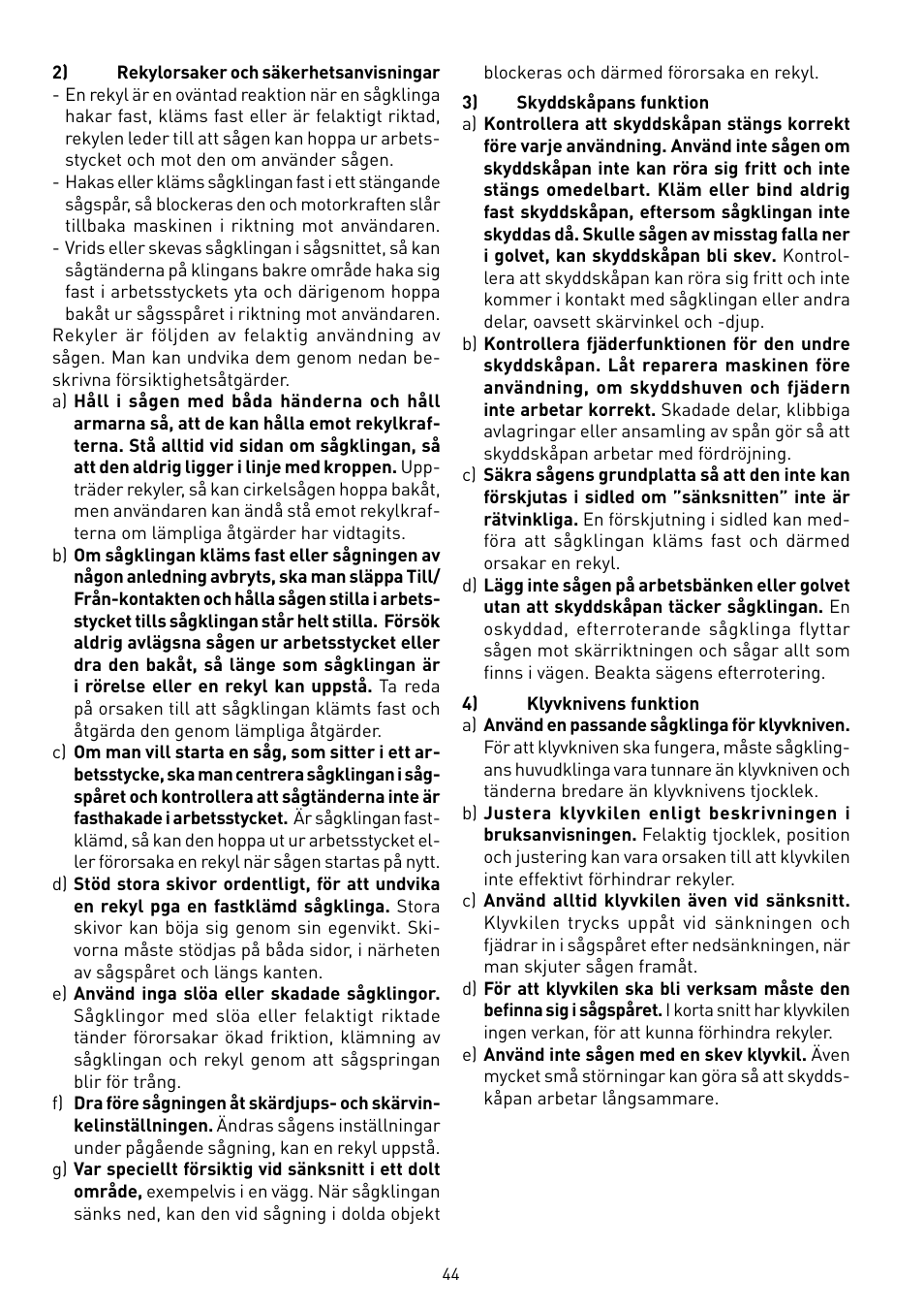 Festool TS 75 User Manual | Page 44 / 90