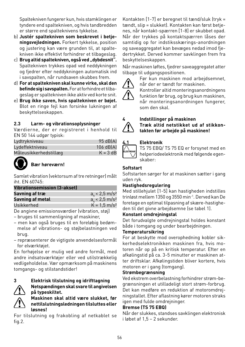 Festool TS 75 User Manual | Page 56 / 90