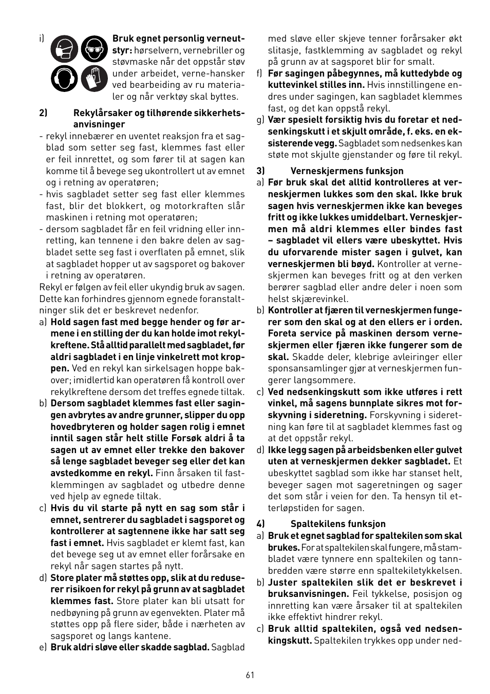 Festool TS 75 User Manual | Page 61 / 90
