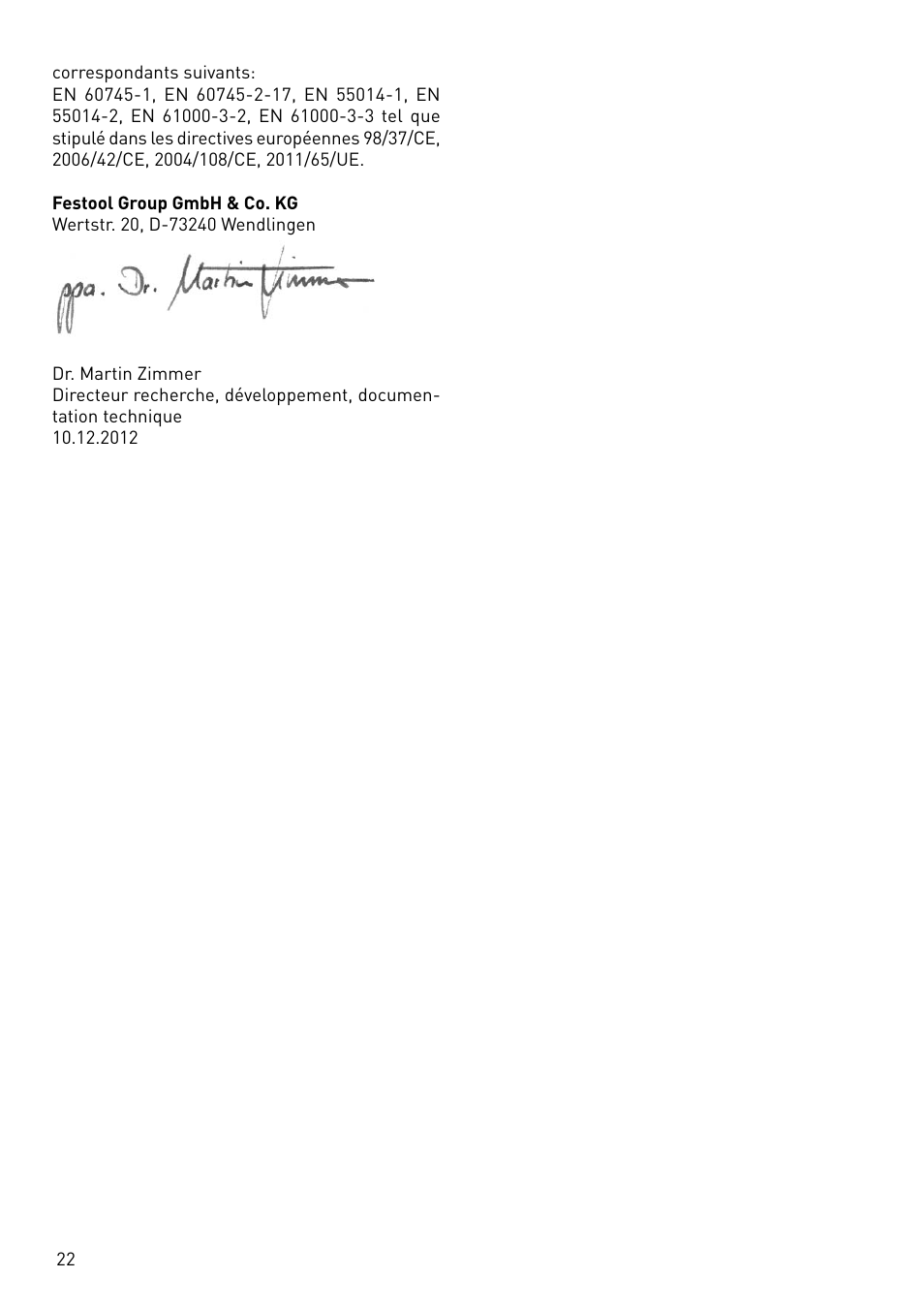 Festool OF 1010 EBQ User Manual | Page 22 / 80
