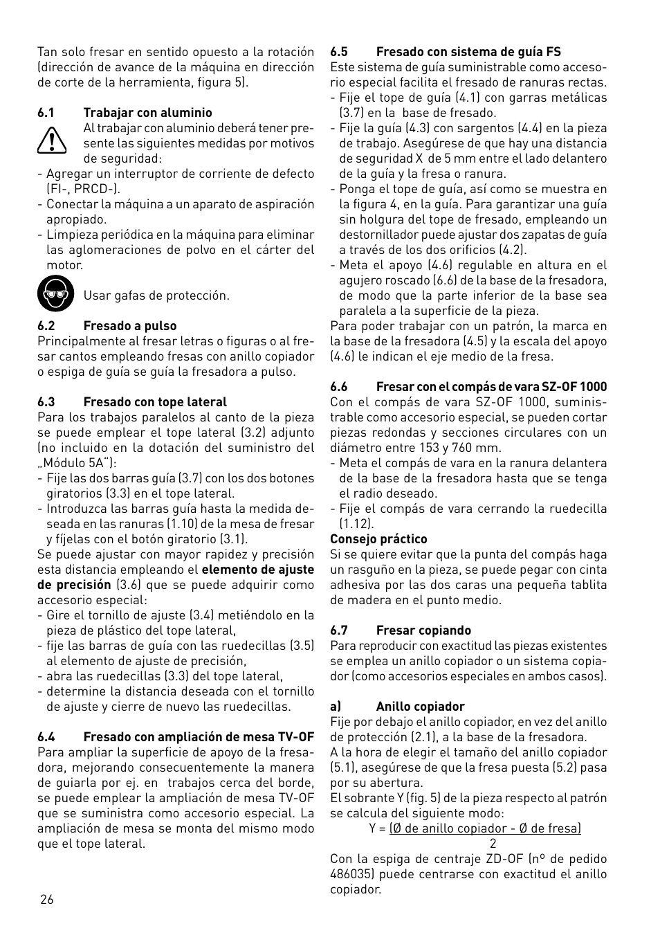 Festool OF 1010 EBQ User Manual | Page 26 / 80