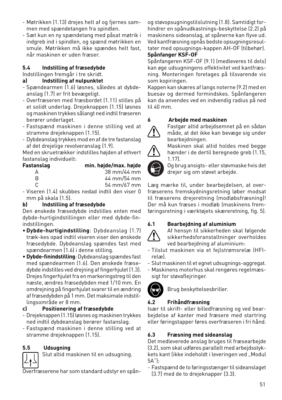 Festool OF 1010 EBQ User Manual | Page 51 / 80