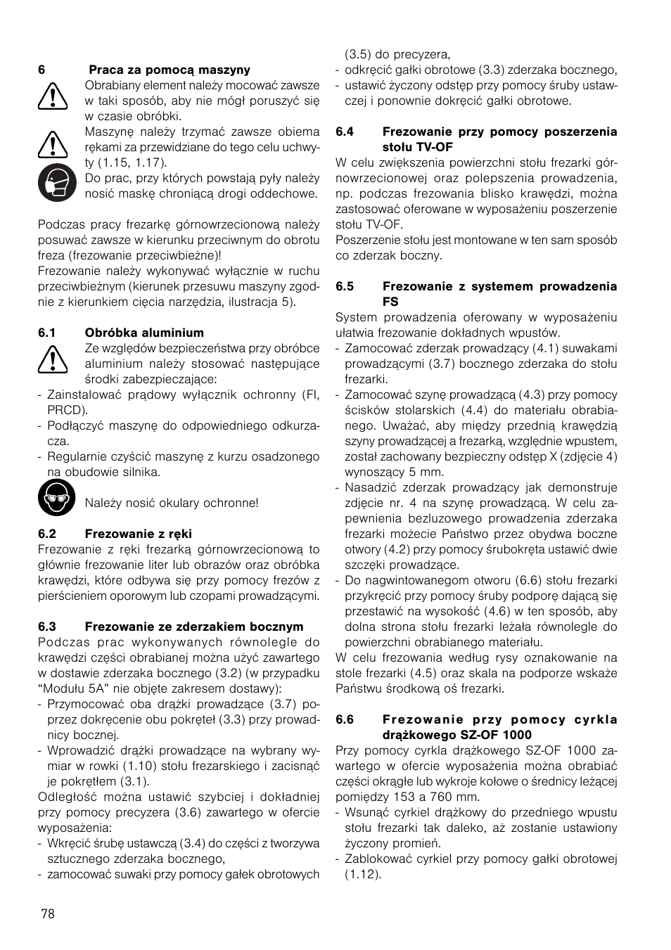 Festool OF 1010 EBQ User Manual | Page 78 / 80