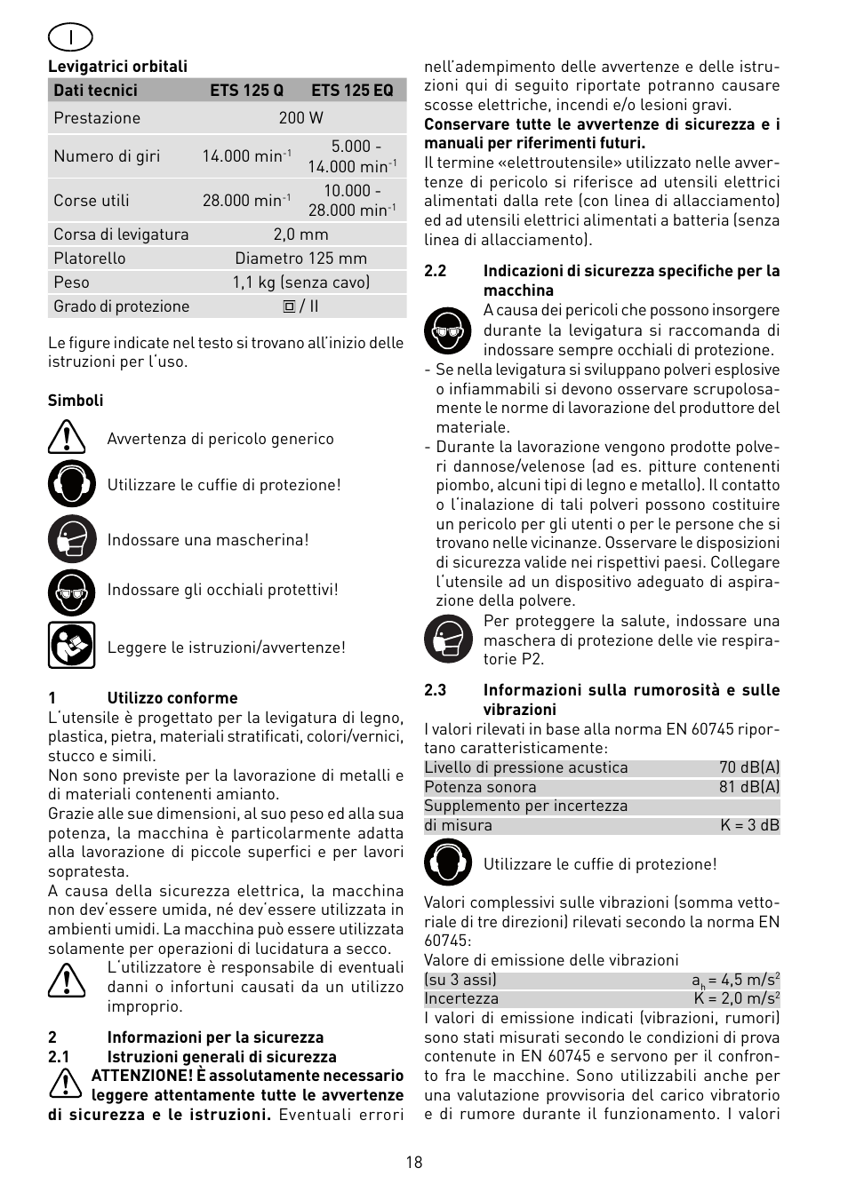 Festool ETS 125 Q-EQ User Manual | Page 18 / 46