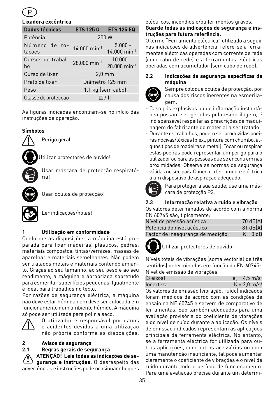 Festool ETS 125 Q-EQ User Manual | Page 35 / 46