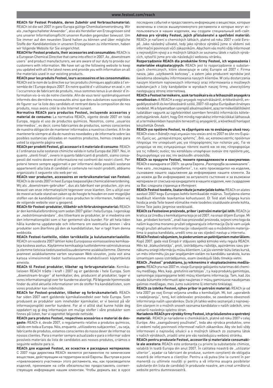 Festool SE-EHL User Manual | Page 2 / 30