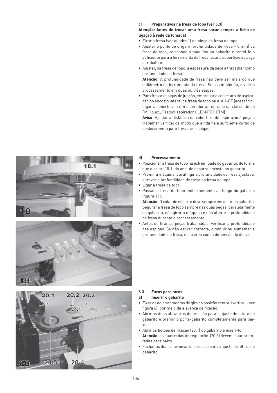 Festool VS 600 accessories User Manual | Page 104 / 144