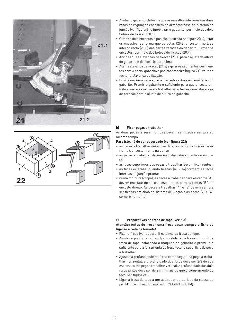 Festool VS 600 accessories User Manual | Page 106 / 144
