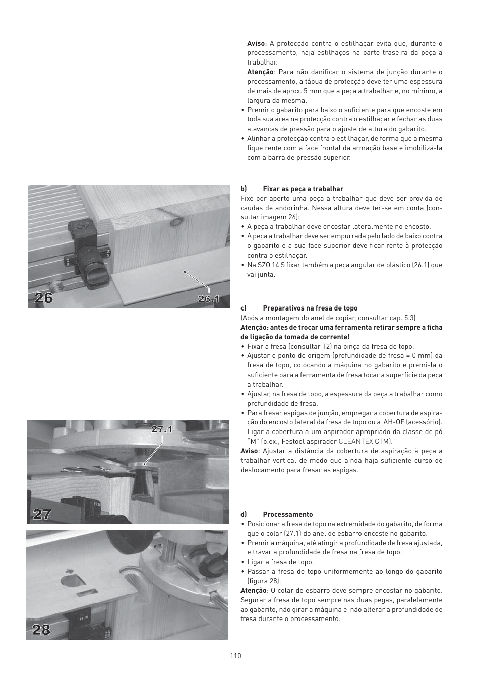 Festool VS 600 accessories User Manual | Page 110 / 144
