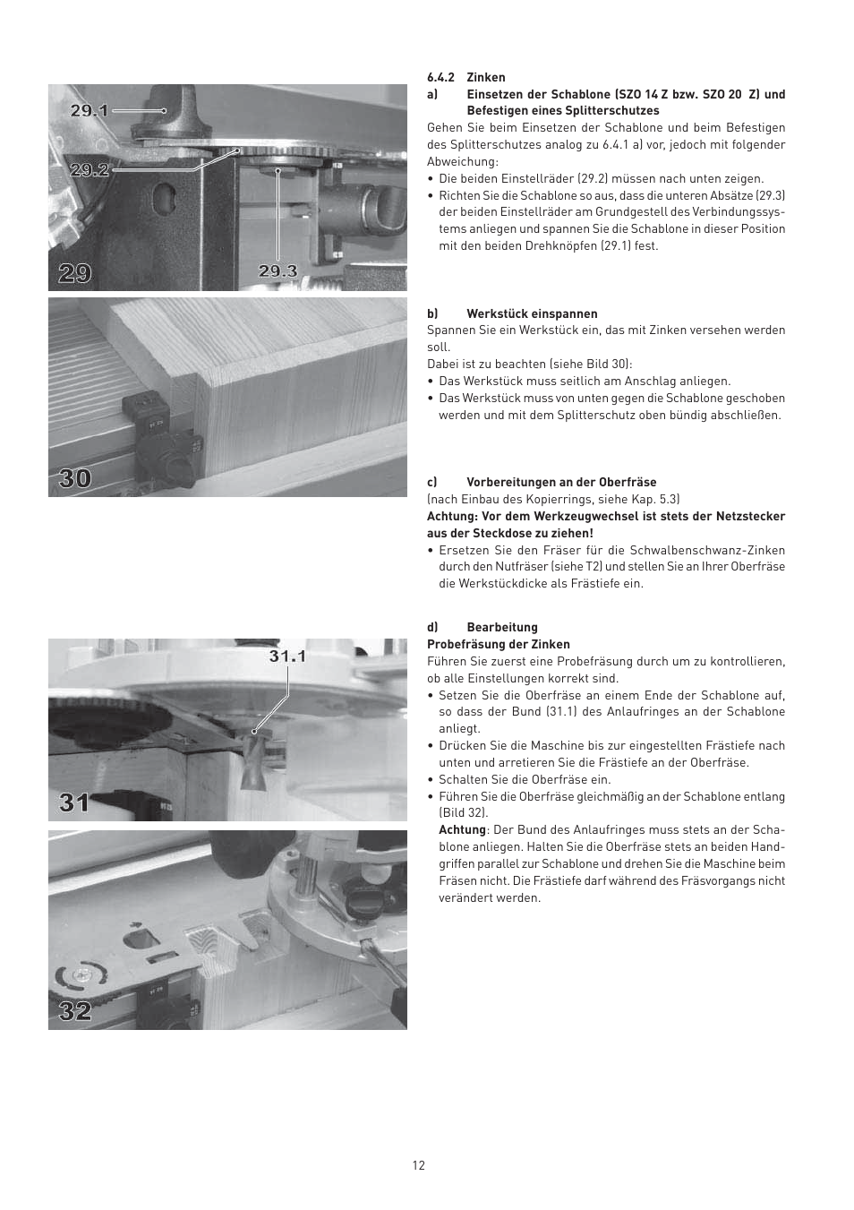 Festool VS 600 accessories User Manual | Page 12 / 144