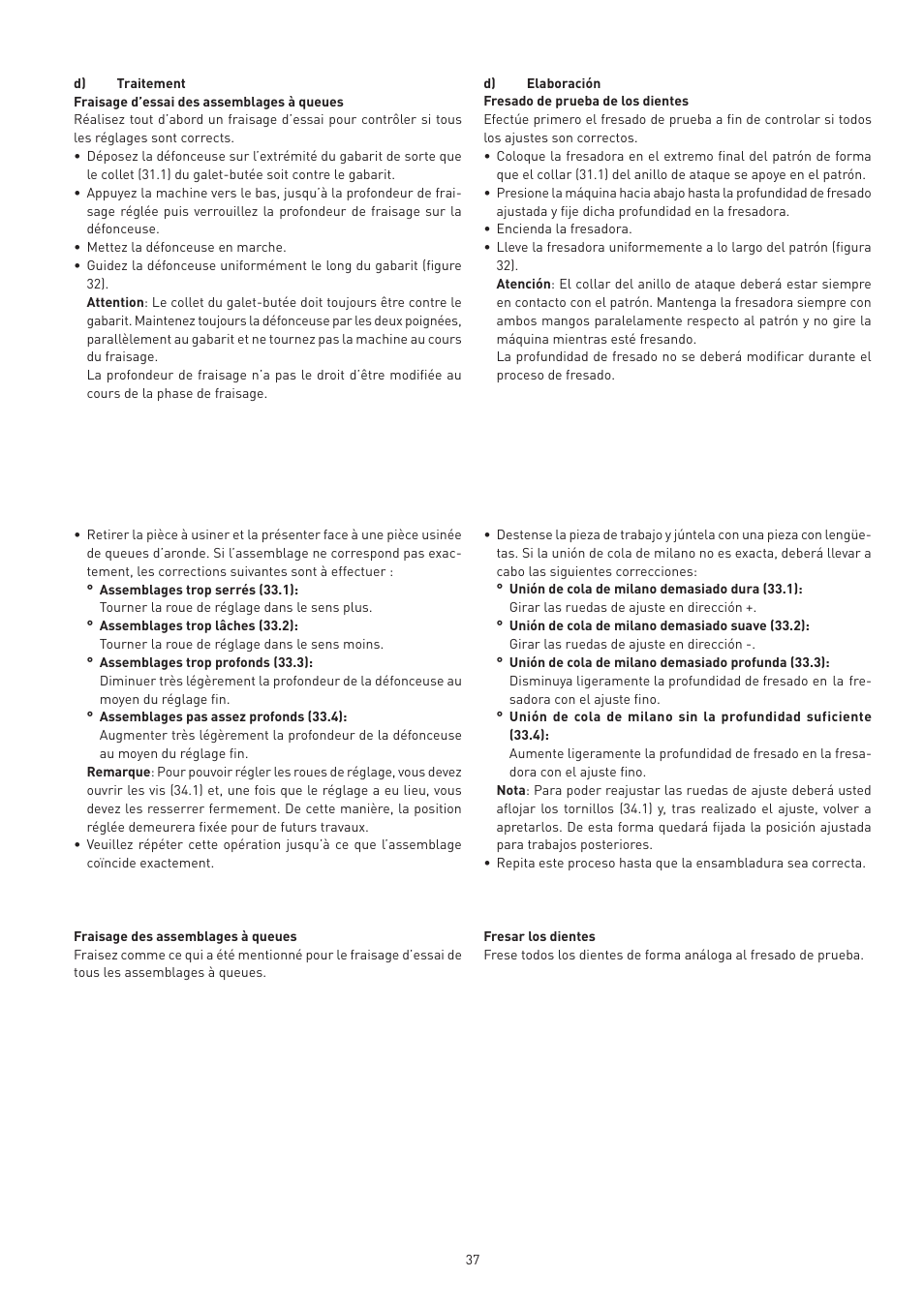 Festool VS 600 accessories User Manual | Page 37 / 144
