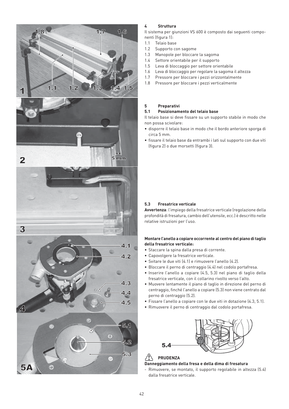 Festool VS 600 accessories User Manual | Page 42 / 144