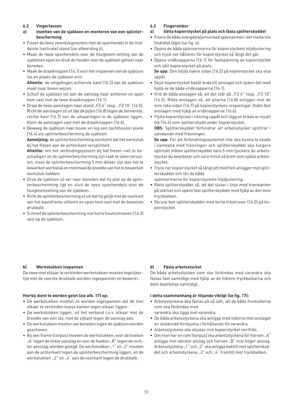 Festool VS 600 accessories User Manual | Page 51 / 144