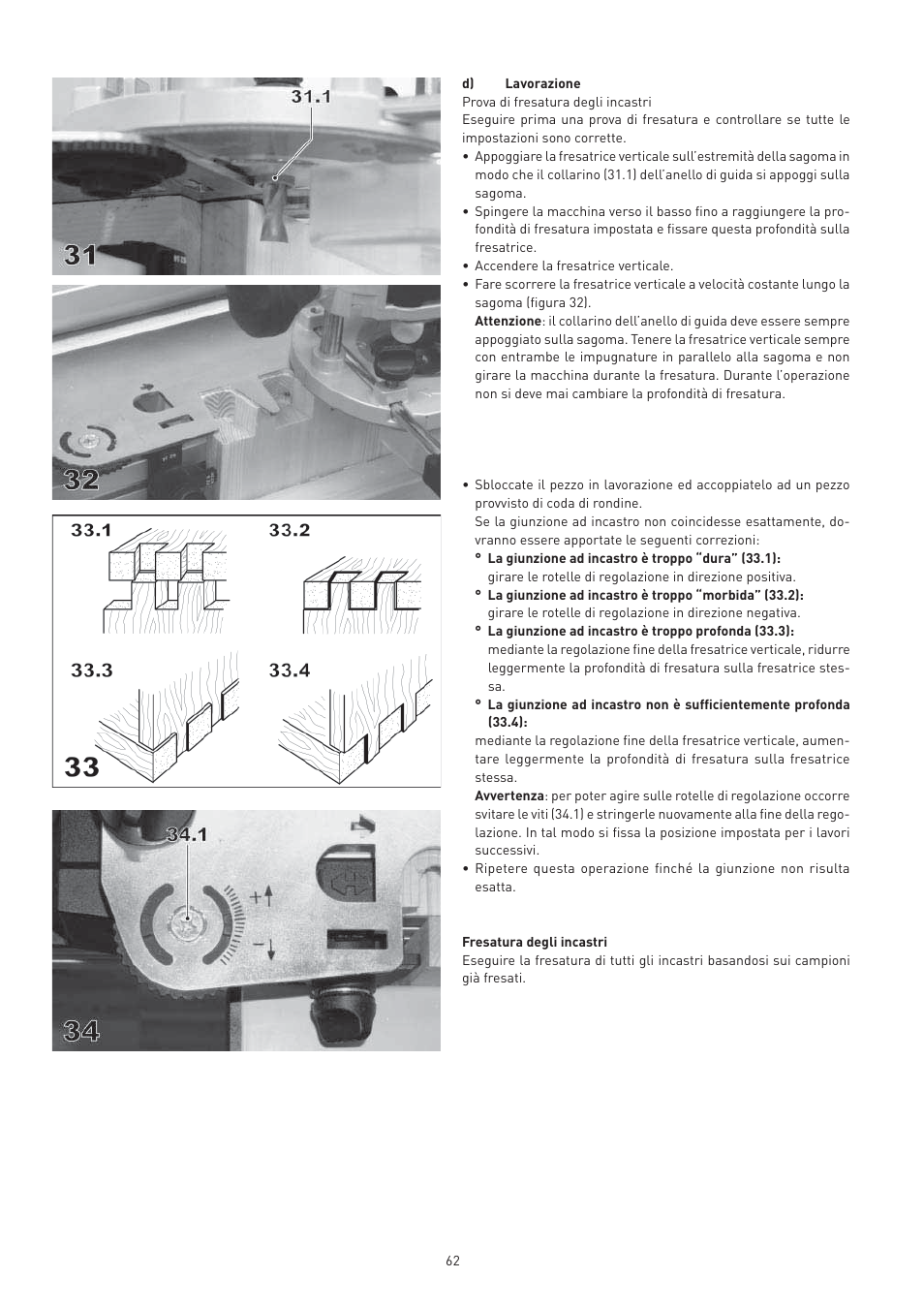 Festool VS 600 accessories User Manual | Page 62 / 144