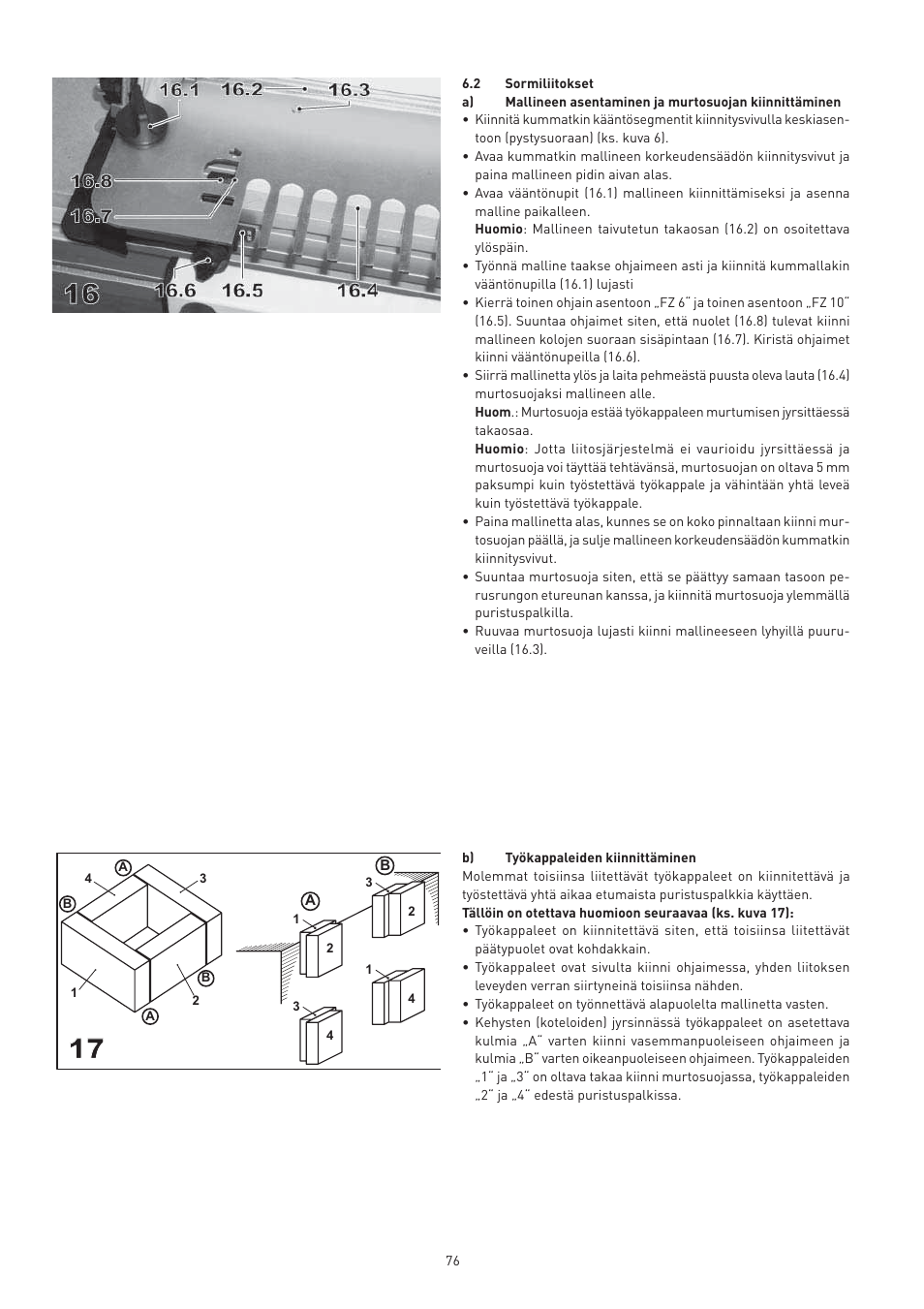 Festool VS 600 accessories User Manual | Page 76 / 144
