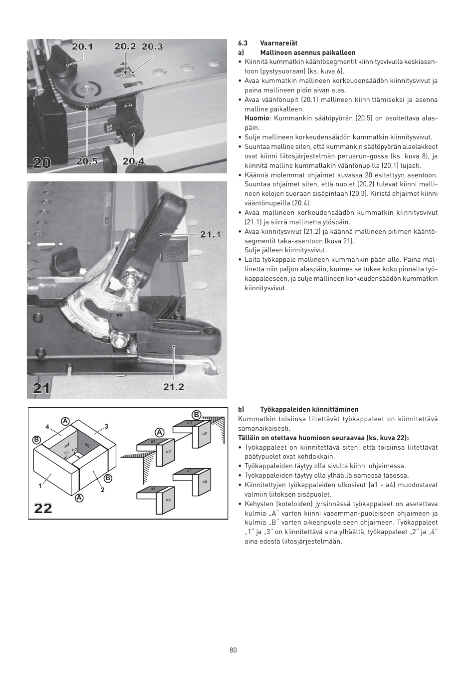 Festool VS 600 accessories User Manual | Page 80 / 144