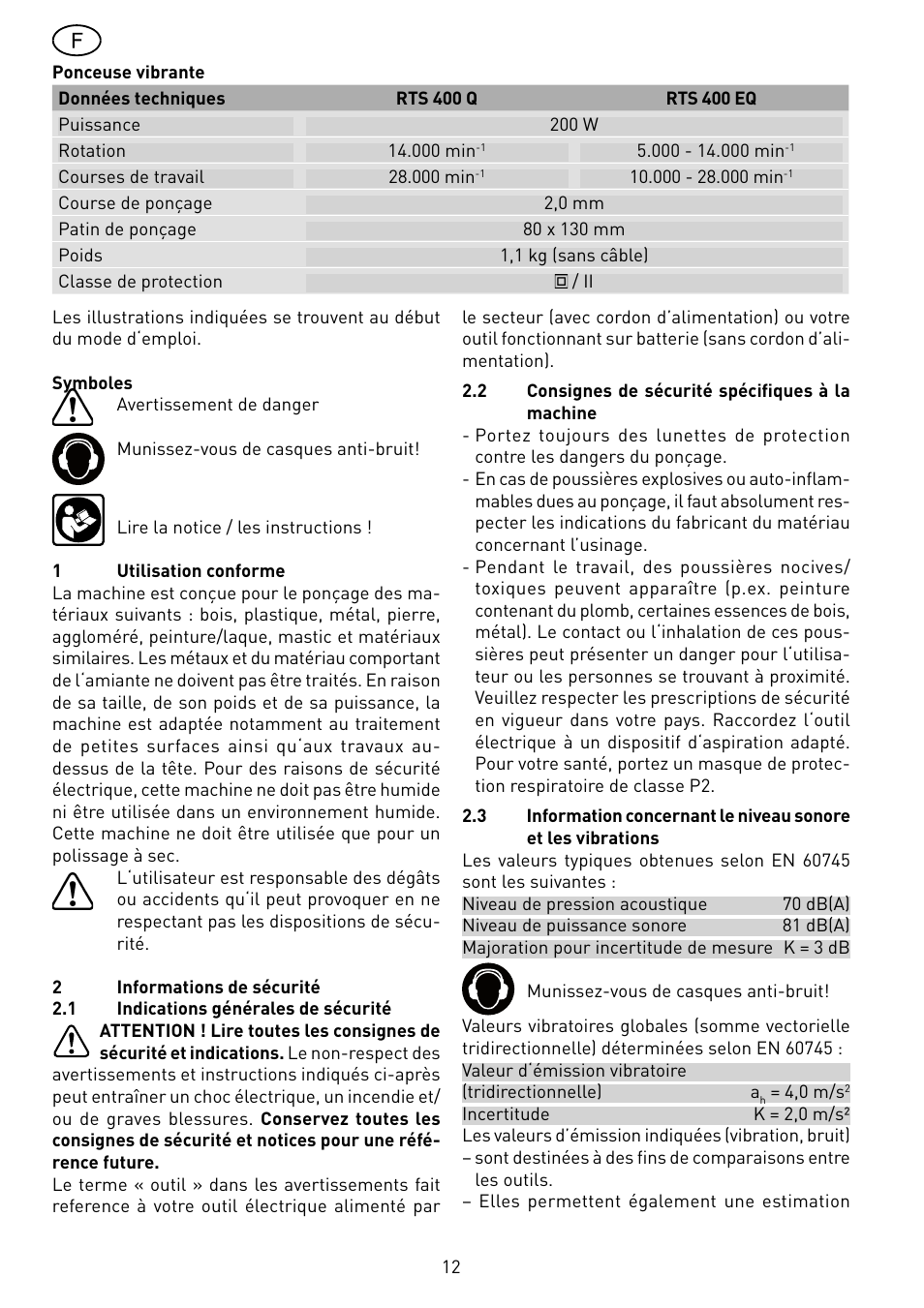 Festool RS 400 Q-EQ User Manual | Page 12 / 46
