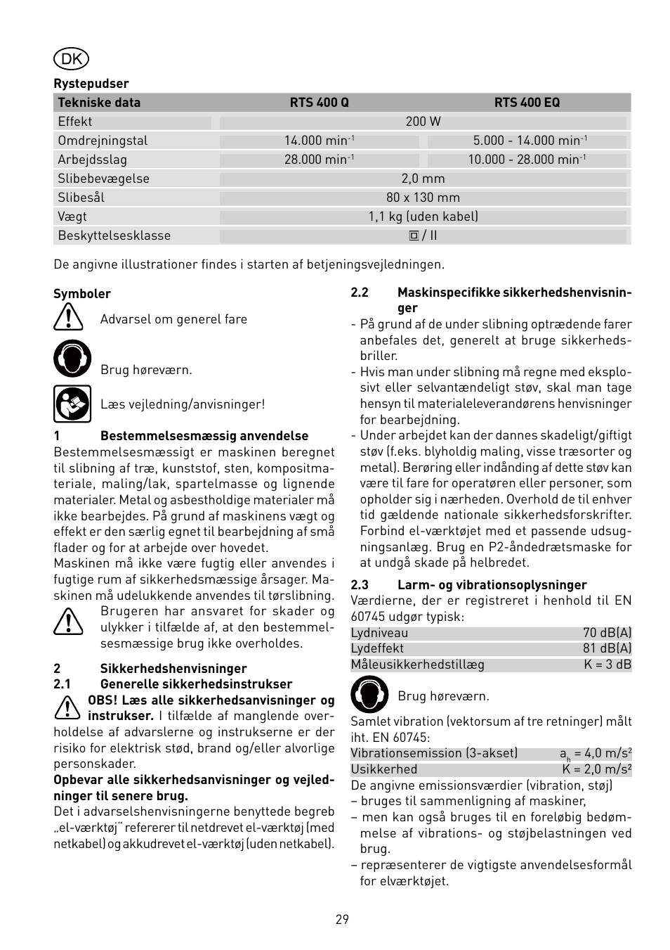 Festool RS 400 Q-EQ User Manual | Page 29 / 46