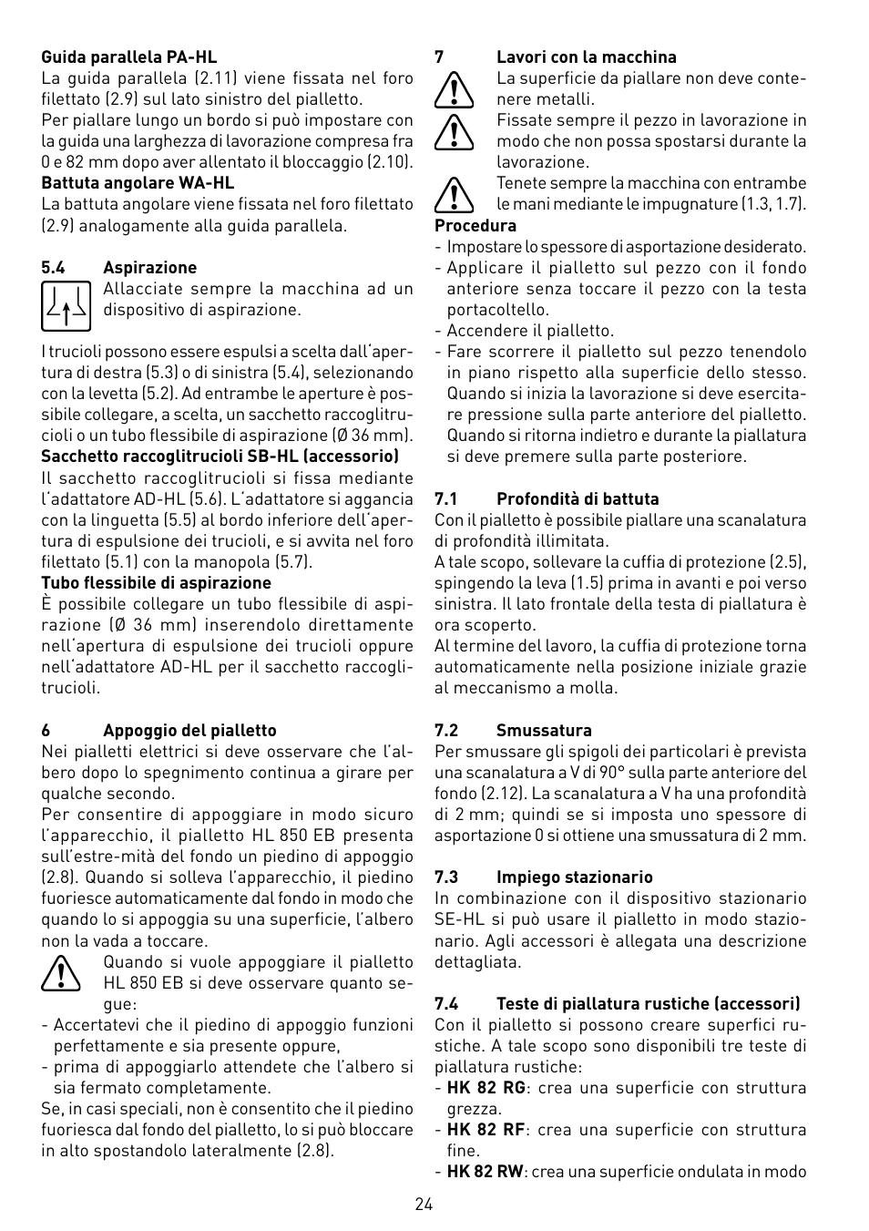 Festool HL 850 EB User Manual | Page 24 / 62