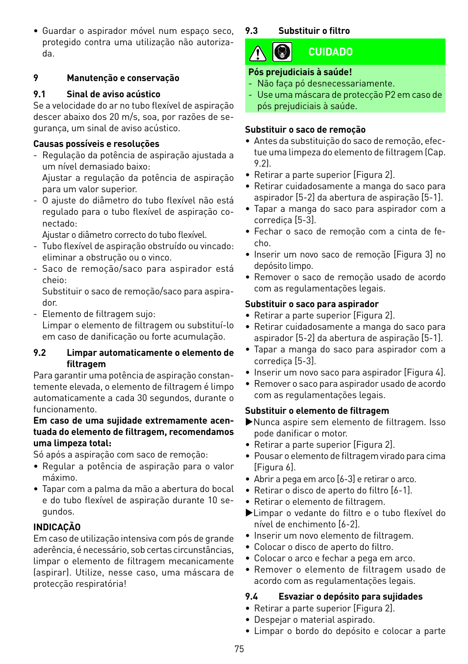 Festool SRM 45 E-LHS 225 PLANEX User Manual | Page 75 / 102
