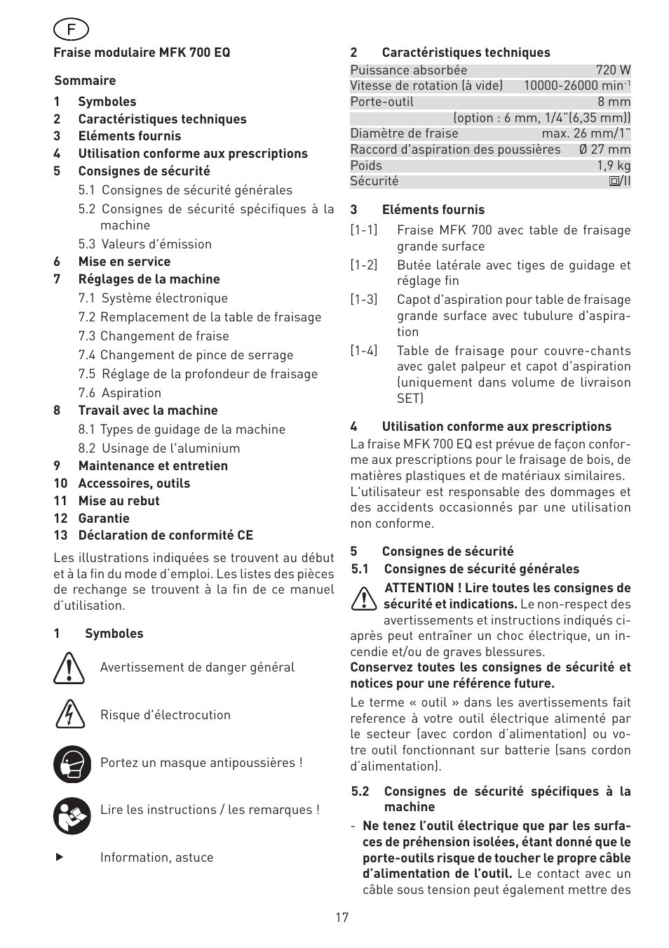 Festool MFK 700 EQ User Manual | Page 17 / 92