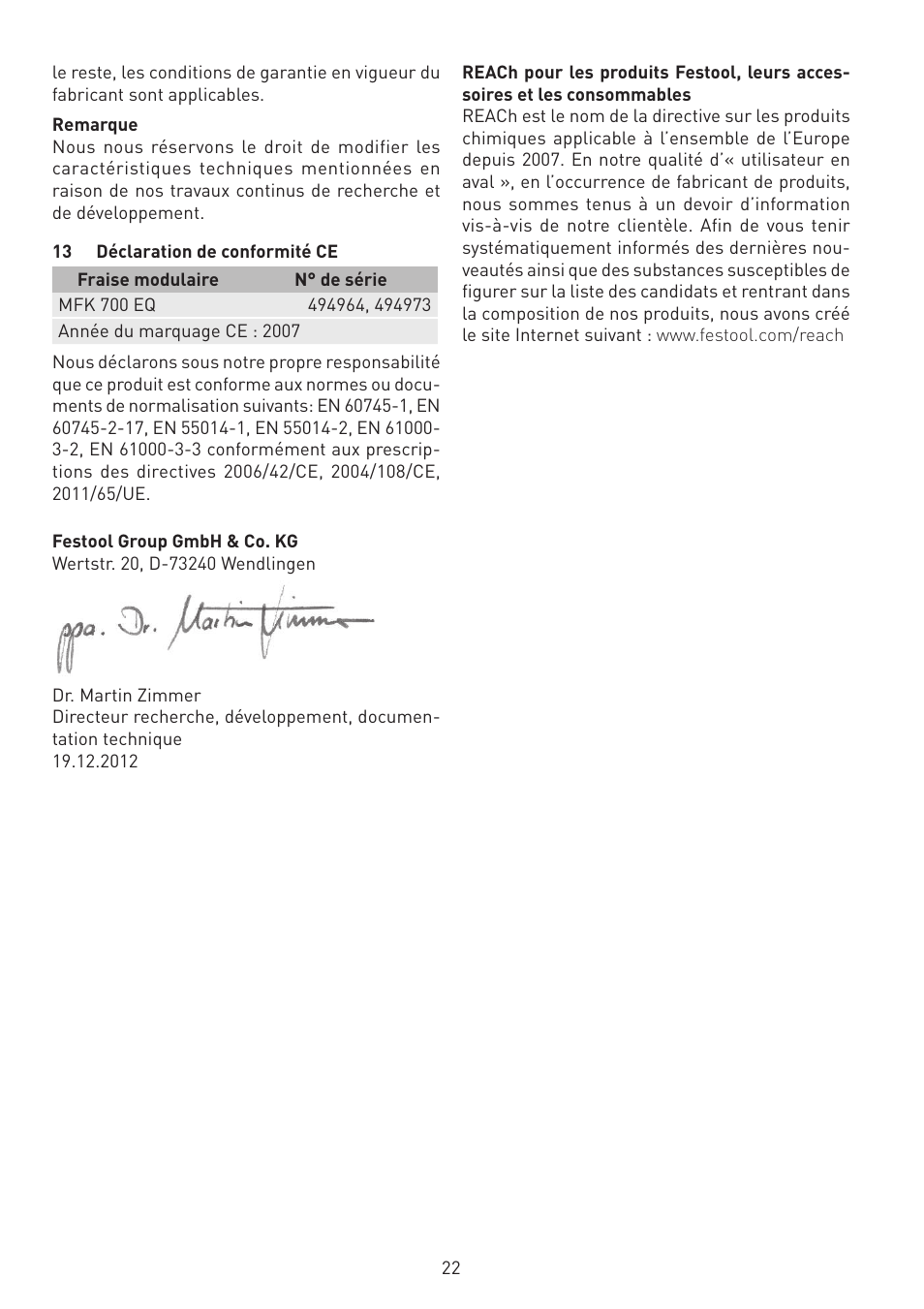 Festool MFK 700 EQ User Manual | Page 22 / 92