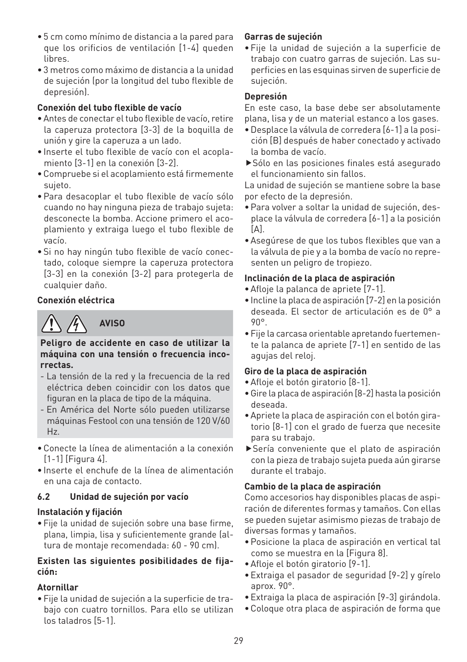 Festool VAC SYS User Manual | Page 29 / 101