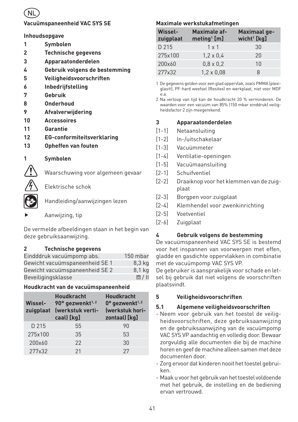 Festool VAC SYS User Manual | Page 41 / 101