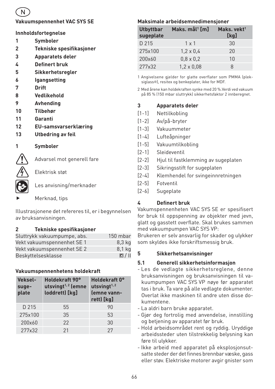 Festool VAC SYS User Manual | Page 66 / 101