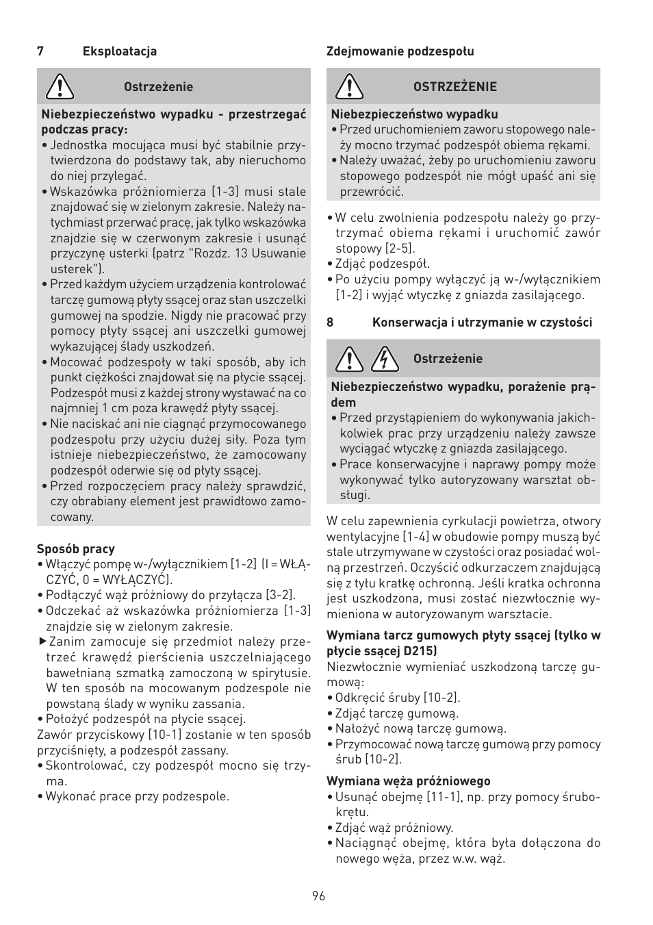 Festool VAC SYS User Manual | Page 96 / 101