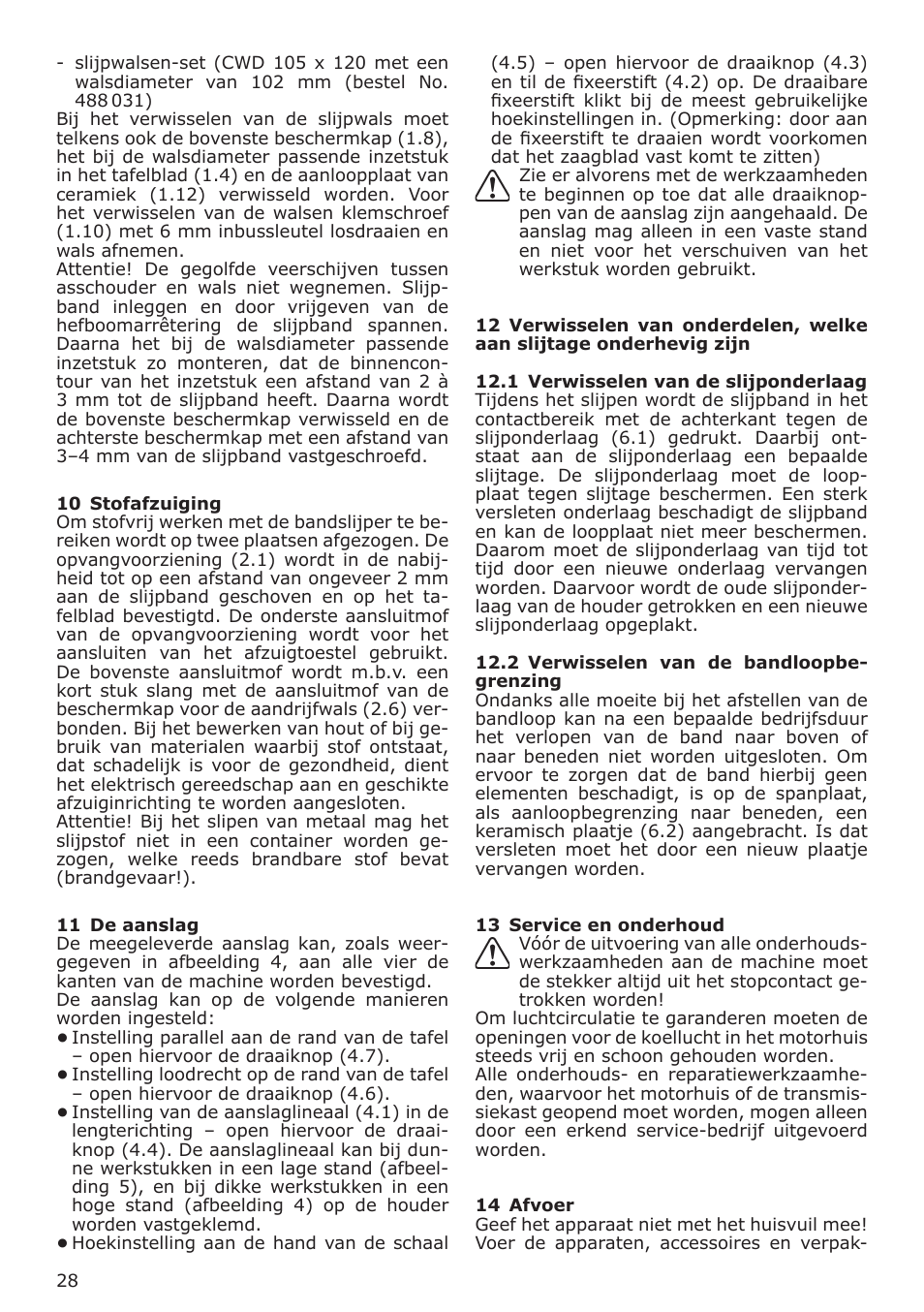 Festool CMS MOD BS 120 User Manual | Page 28 / 62