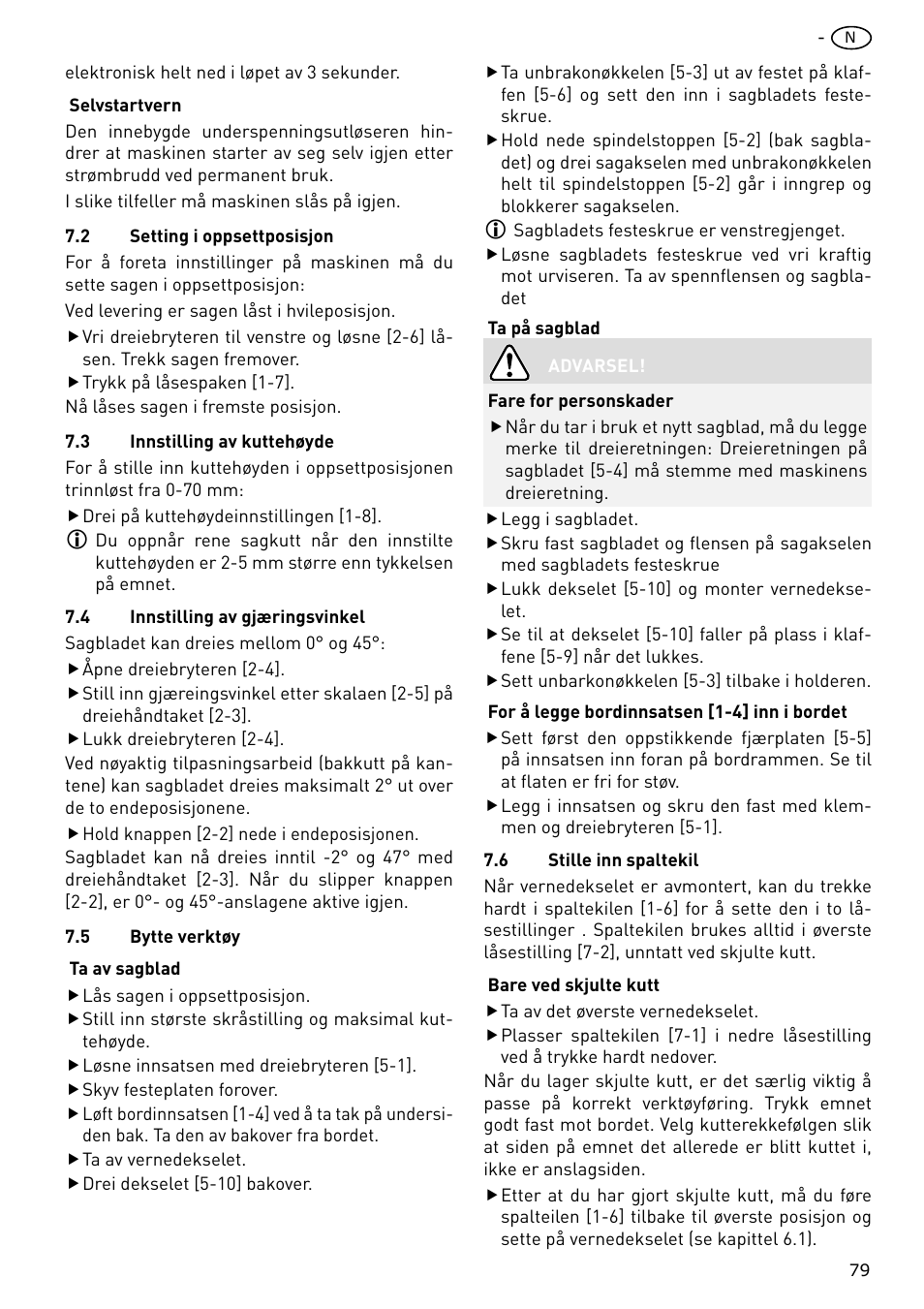 Festool CS 70 E PRECISIO User Manual | Page 79 / 116