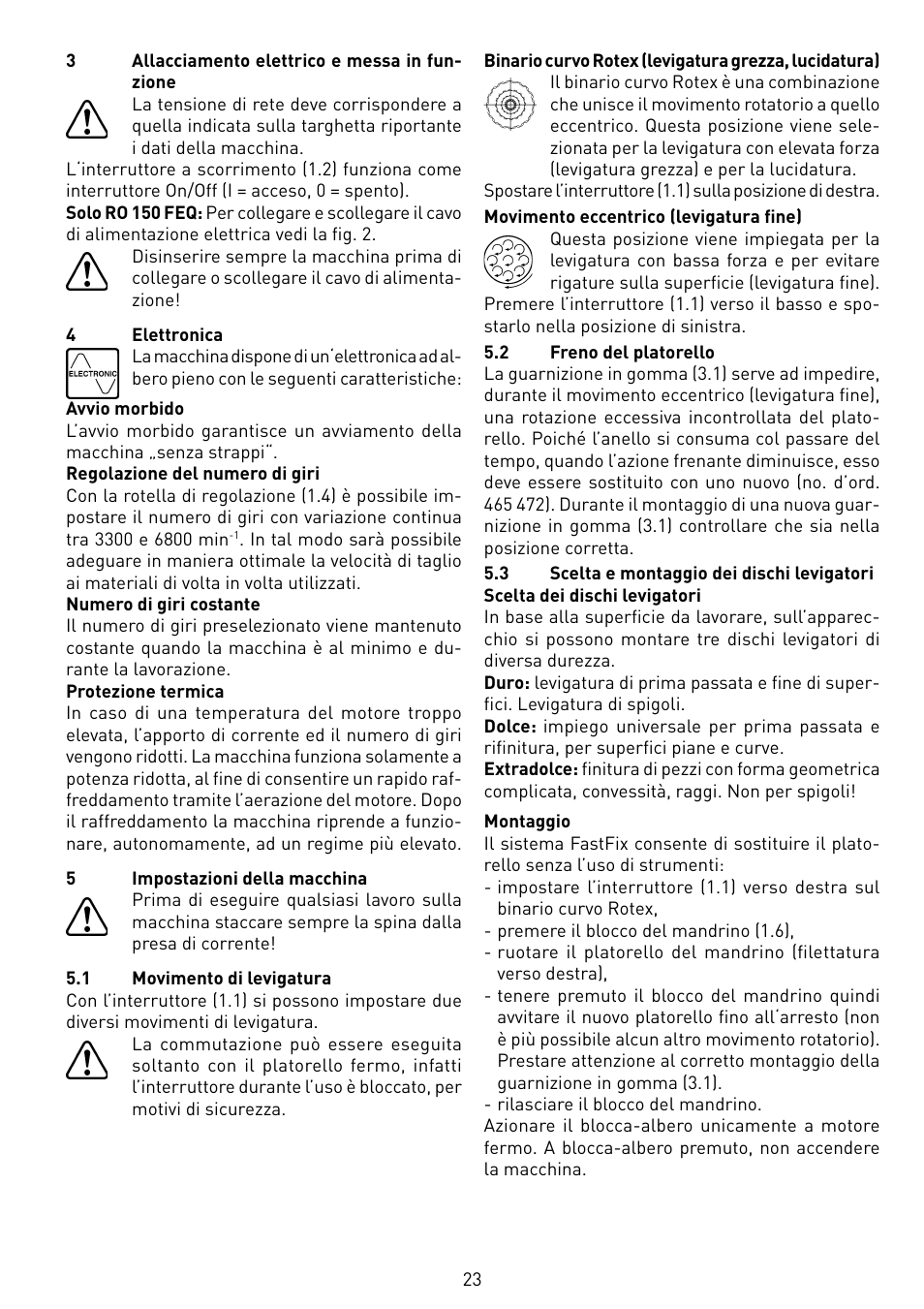 Festool RO 150 FEQ-FE User Manual | Page 23 / 62