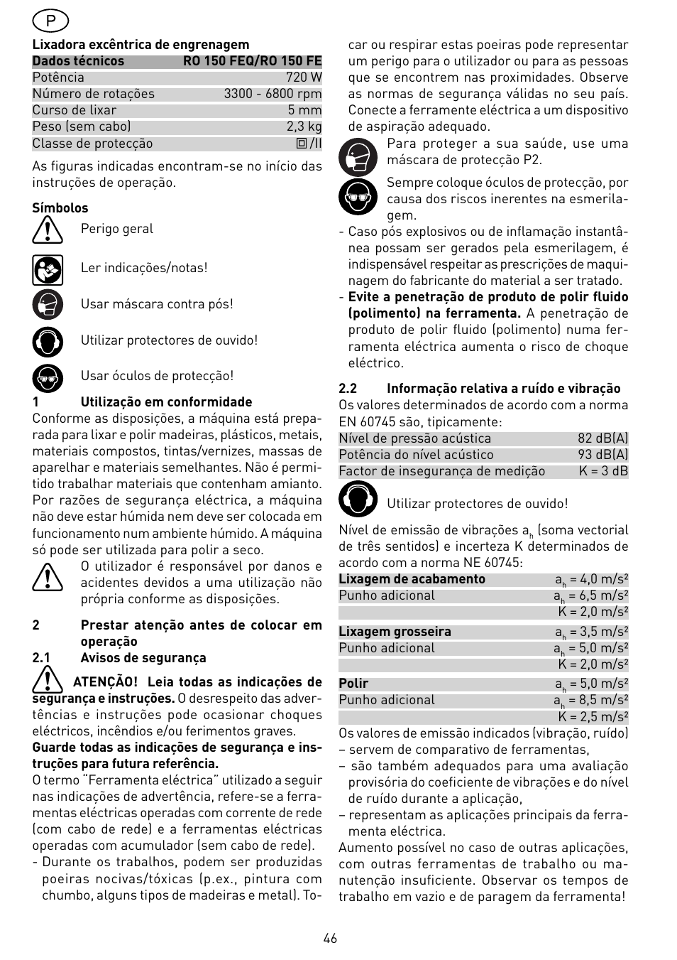 Festool RO 150 FEQ-FE User Manual | Page 46 / 62