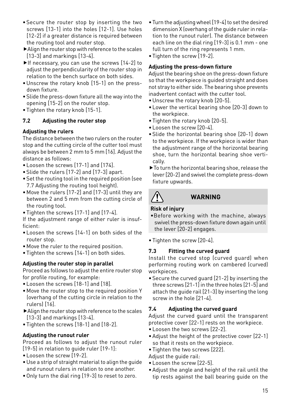 Festool CMS-OF User Manual | Page 15 / 100