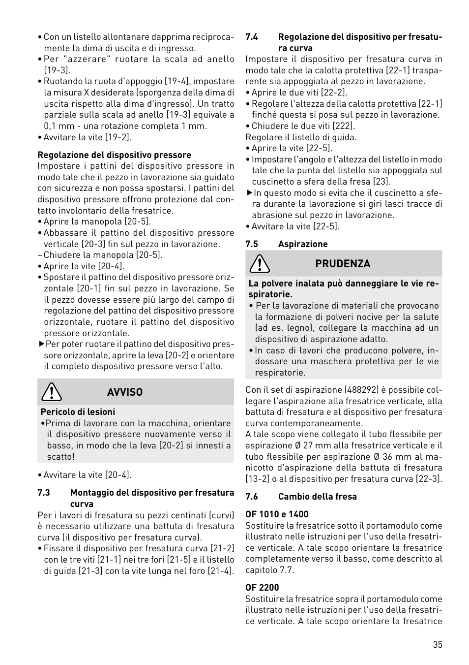 Festool CMS-OF User Manual | Page 35 / 100