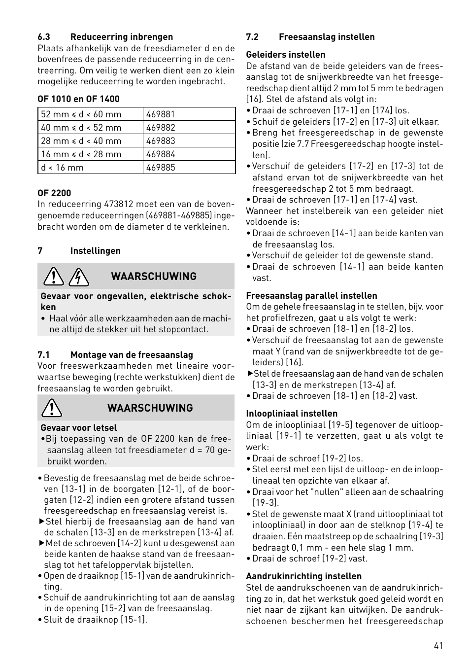 Festool CMS-OF User Manual | Page 41 / 100