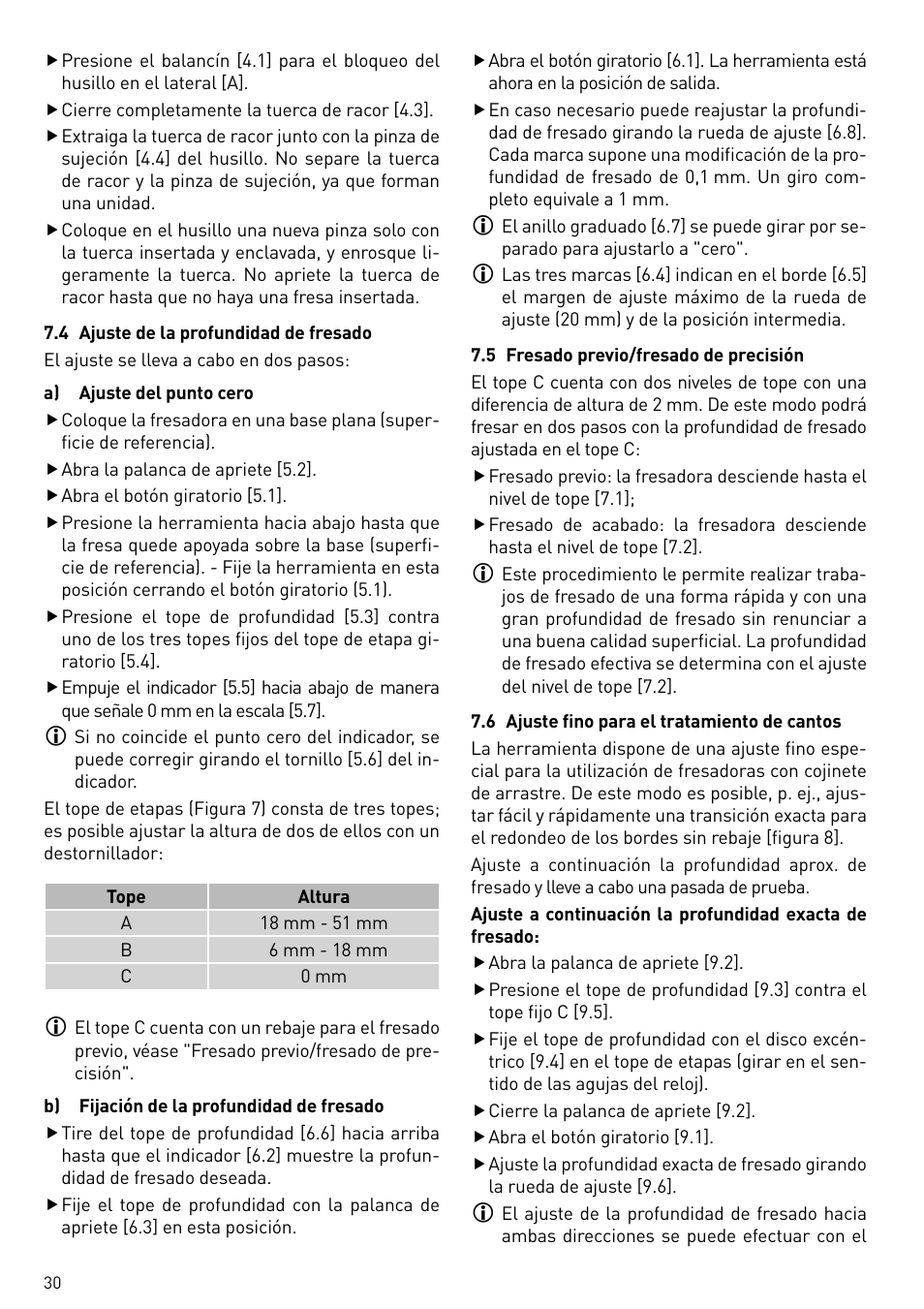 Festool OF 2200 EB User Manual | Page 30 / 116