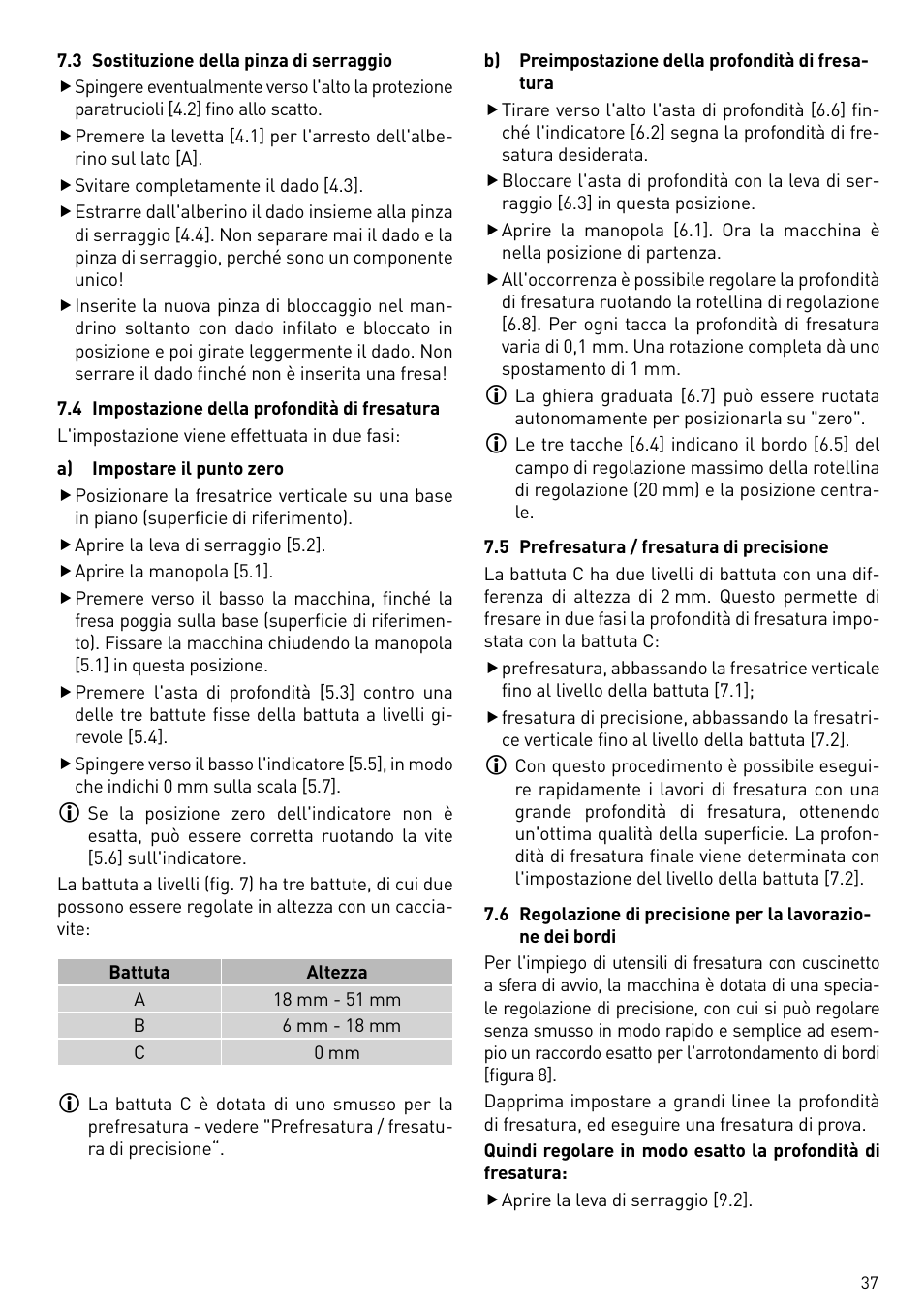 Festool OF 2200 EB User Manual | Page 37 / 116