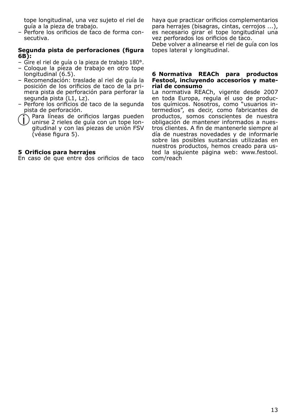 Festool LR 32 accessories User Manual | Page 13 / 54