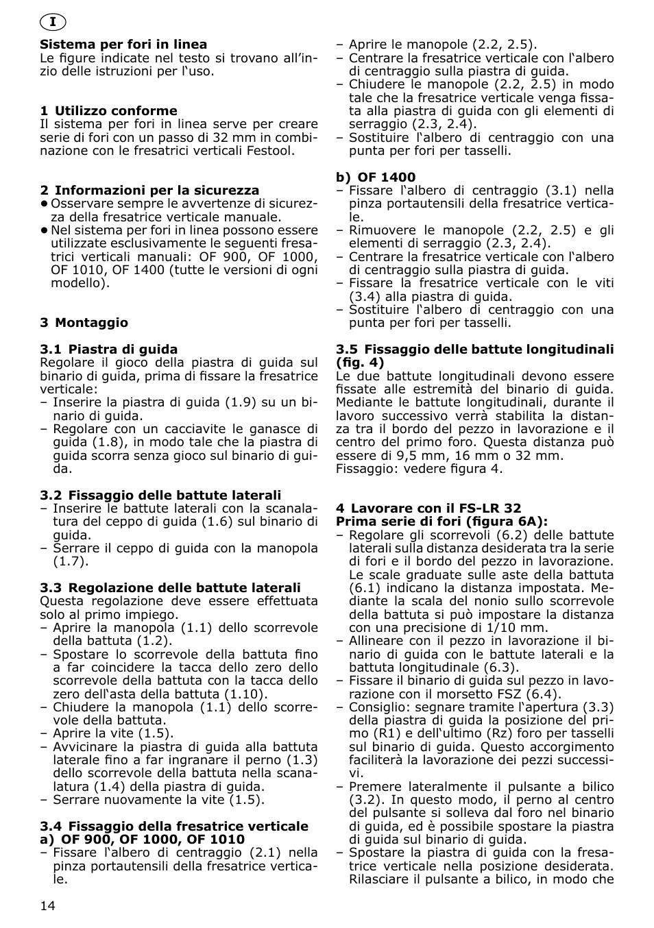 Festool LR 32 accessories User Manual | Page 14 / 54