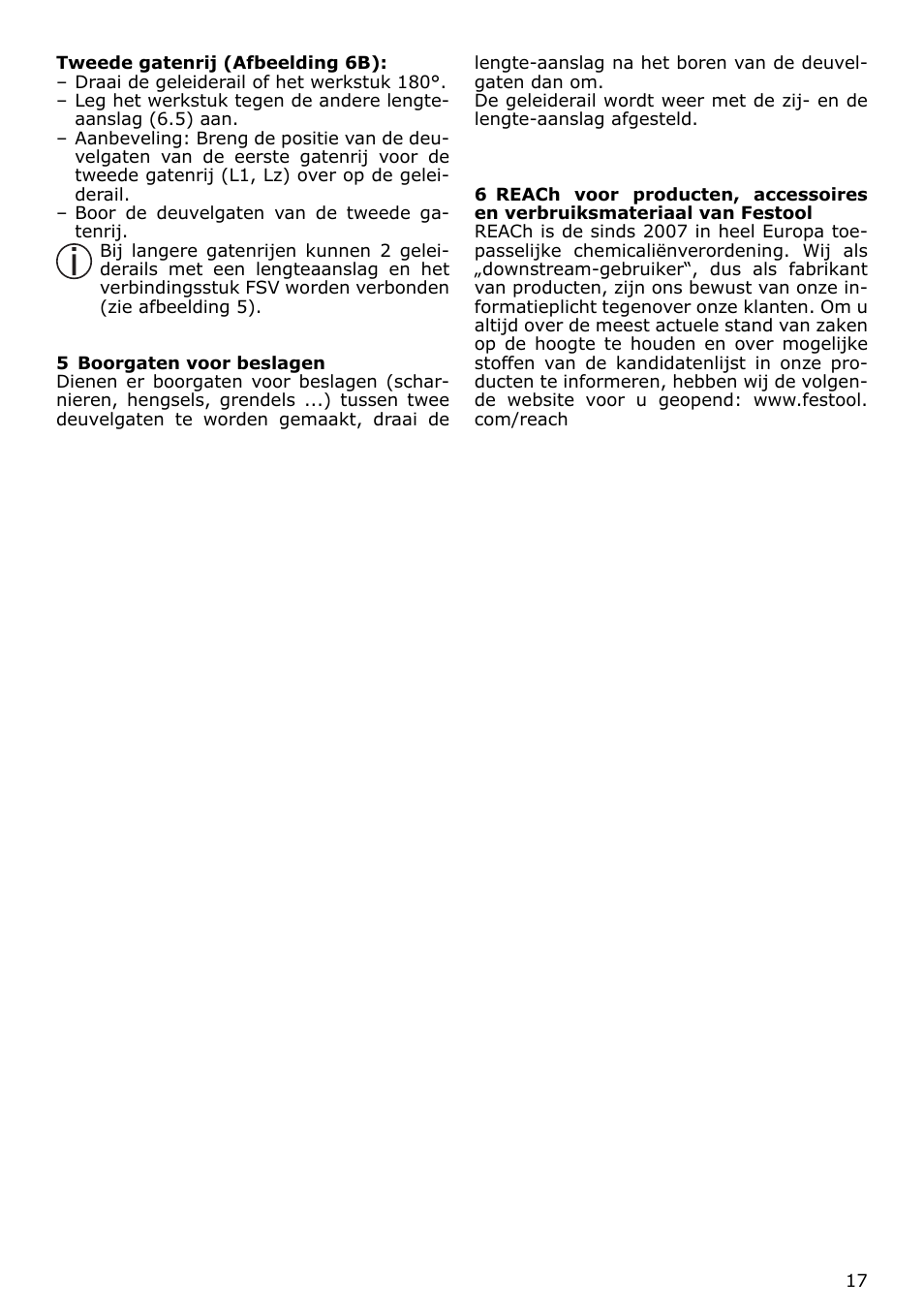 Festool LR 32 accessories User Manual | Page 17 / 54