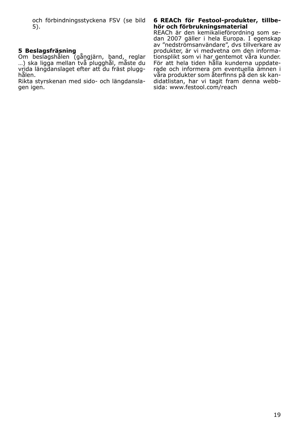 Festool LR 32 accessories User Manual | Page 19 / 54